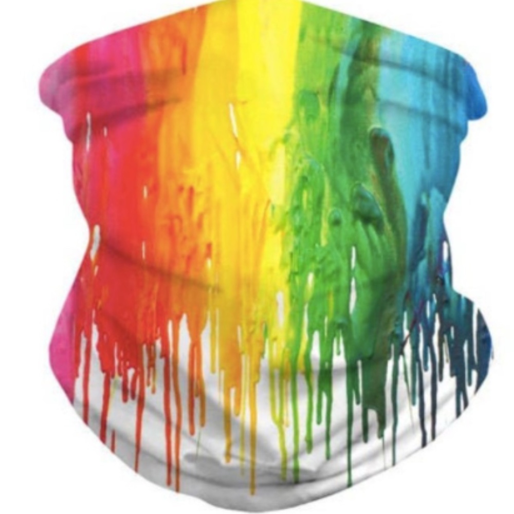 SALE - 3 pack of Neck Gaiters - Tie Dye/Paint Drip/Paint Splash
